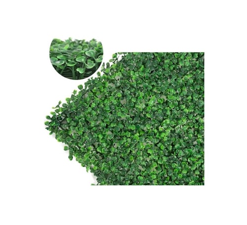 Follaje Artificial 10 piezas Follaje  Sintético Para Muro Verde 60x40cm, cubre 2.40 mt2