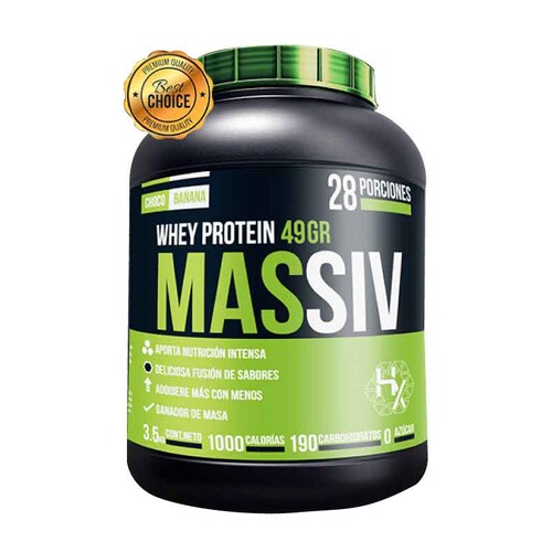 Ganador Holix Massiv Whey Protein 49g 28 Serv. - Choco Banana