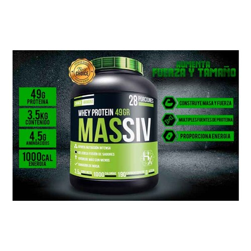 Ganador Holix Massiv Whey Protein 49g 28 Serv. - Choco Banana