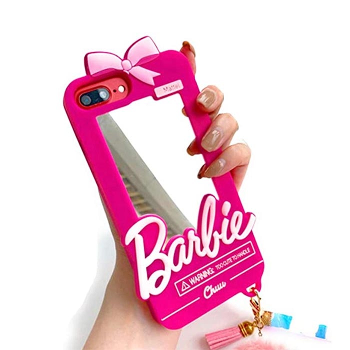 Funda silicona para iPhone, Samsung, Xiaomi y Motorola, Barbie