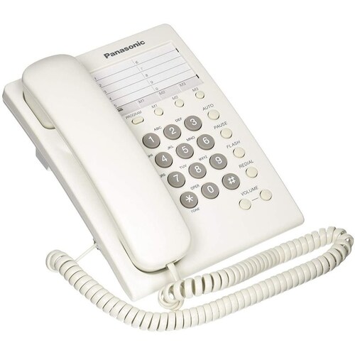 Teléfono Panasonic KX-TS550MEW  alámbrico
