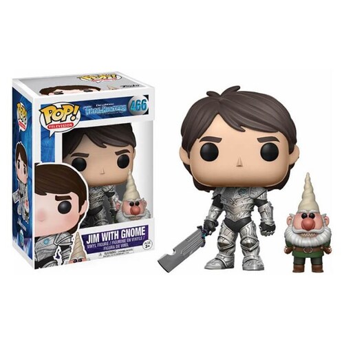 Funko Pop Figura Acción Trollhunters Jim With Gnome 466