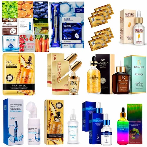 28 Productos De Cuidado Facial Acido Hialuronico Colágeno Mascarillas Coreanas Faciales 