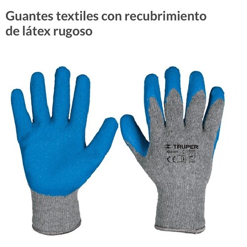 Kit Jardineria Tijeras Poda  + 4 Herramientas Jardin 18 " + Guantes G TRUPER 