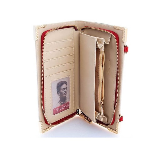 Cartera Crossbody Roja Frida Kahlo Cactus Original FC928