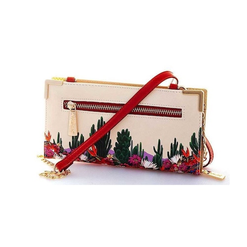 Cartera Crossbody Roja Frida Kahlo Cactus Original FC928