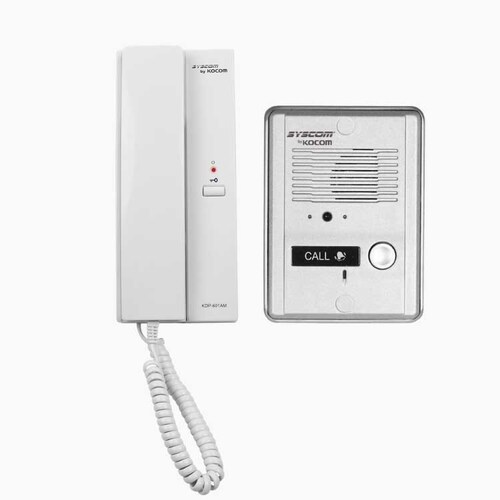 Kit de audio portero con un auricular (expandible hasta 3 auriculares)