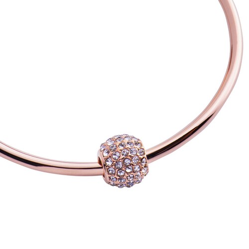 LuckyLy Charm Bolita Dani - Plata, Oro Rosa