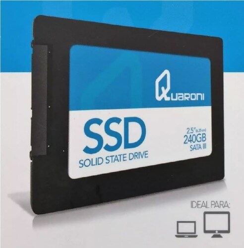 UNIDAD DE ESTADO SOLIDO SSD QUARONI 2.5 240GB QSSDS25240G SATA3 6GB/S 7MM ESCRIT 330MB/S GAMER PC