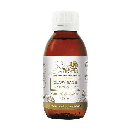 Punto Aroma - Fragancia, Ideal para difusor humificador sahumerio - Fragancia Premium - Incluye Frasco de 125 ml. (Salvia)