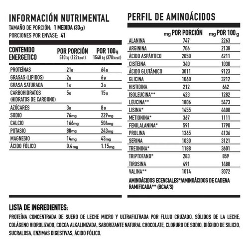 Proteina para Mujer Limit X Nutrition Proteina Sexy Fit 3 Lbs 41 Serv. Colageno y acido folico - Vainilla