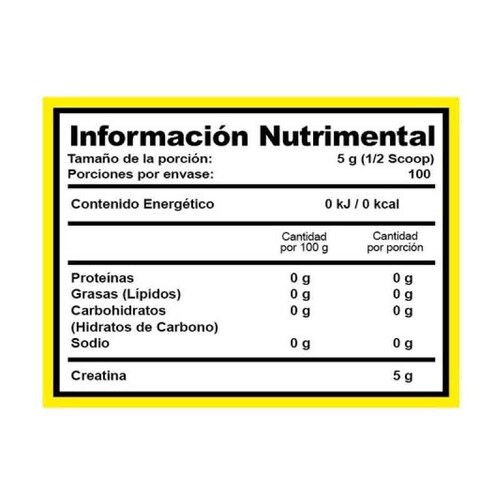 BHP Nutrition Creatina Ultra 500g 100 Serv.