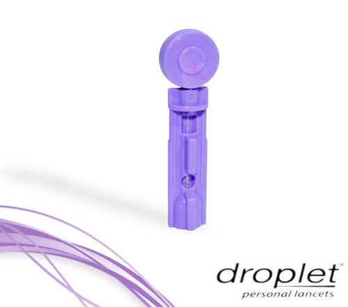 Droplet - 100 Lancetas para punción capilar 30G