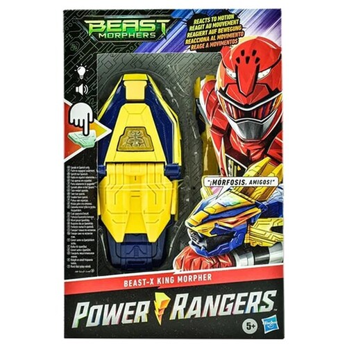 Beast-x King Morpher Power Rangers Amarillo Luz Y Sonido Hasbro