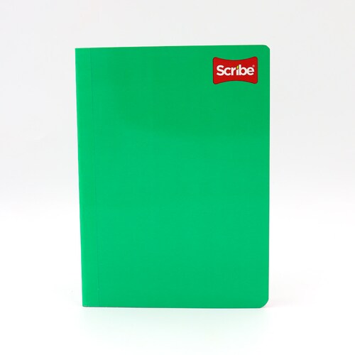 Libreta Scribe Cosido Frances 100h Cuadro Chico Pasta Color