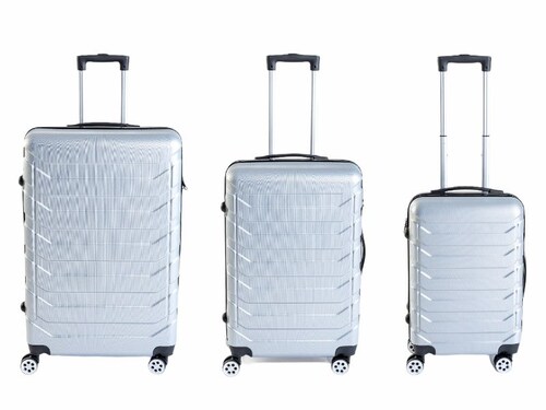 Set 3 Maletas Rigidas 4 Ruedas Giro 360 Grados Mango Ergonomico Viaje Vacaciones 20 24 28