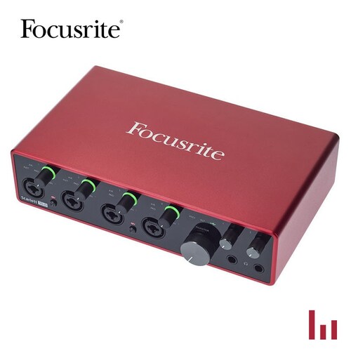 Interfaz de Audio 18 x 8 USB Scarlett !8i8 a Generación-Rojo