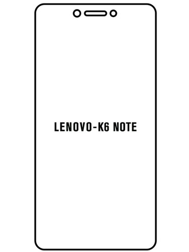 Jeco 99F Kit de Mica Hidrogel AZUL Frontal+Trasera LENOVO K6 NOTE