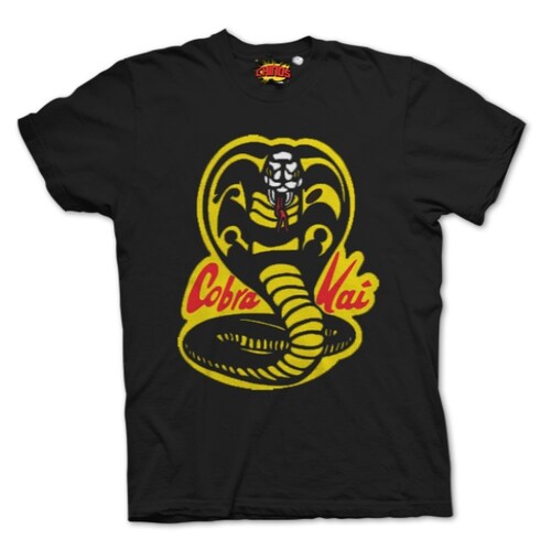PLAYERA COBRA KAI, SERIE, MODA, KARATE KID, CABALLERO,PLAYERAS CHINOS.