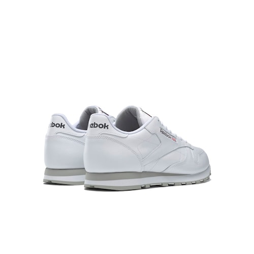 Tenis Reebok Classic Leather Blanco Gris