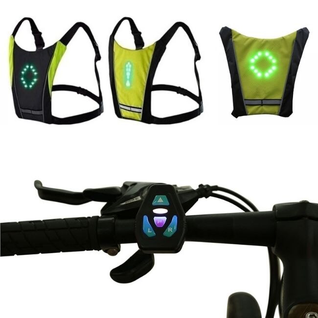 Bolso para bicicleta best sale con indicador de señales