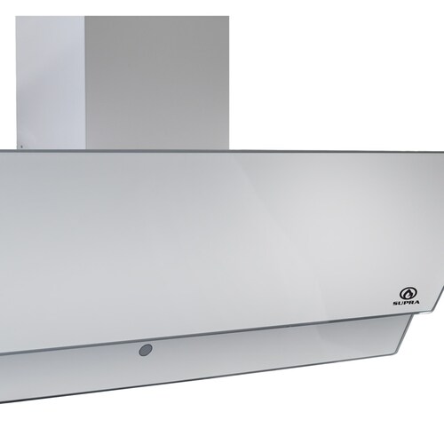 Campana extractora de pared SUPRA CP-90-WHITE campana de cocina cuerpo de cristal templado blanco