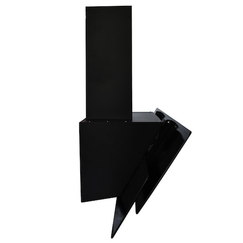 Campana extractora de pared SUPRA CP-90 campana de cocina con cuerpo de cristal templado negro