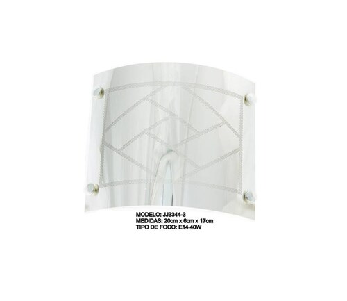 Lampara Arbotante Ursa Jj3344-3 Blanco