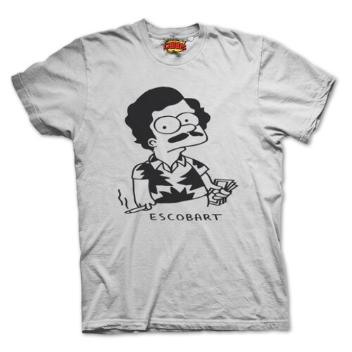 PLAYERA DE ESCOBART, PABLO ESCOBART, BART, CABALLERO, PLAYERAS CHINOS.