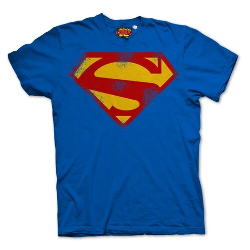 PLAYERA SUPERMAN, SUPER HEROES, CON DESGASTE, CABALLERO, PLAYERAS CHINOS.