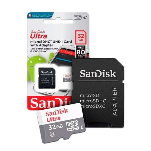 Memoria Sandiks Micro  UHS SDSQUNR- 32GB CLASE 10