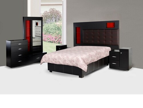 Recamara King Size Napoles Chocolate - Kessa.