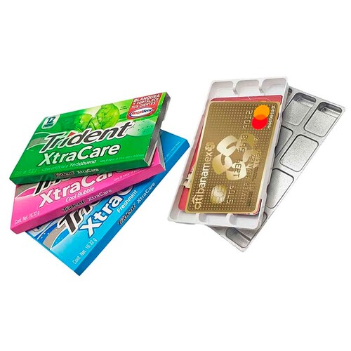 Chicles De Seguridad Para Esconder Las Tarjetas De Credito
