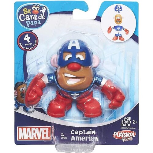 Cara De Papa Héroes Marvel Playskool Capitán América
