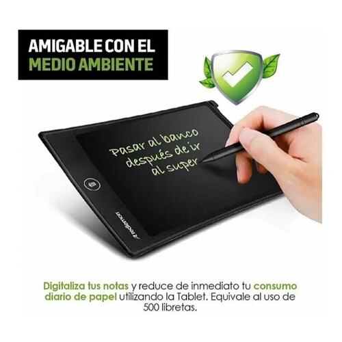 Pizarrón Mágico Gigante Lcd 12 Pulgadas Tipo Tablet Dibujar, Escribir, Pluma ROSA