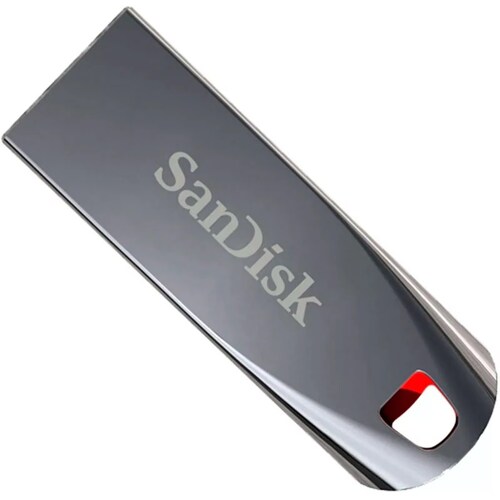 MEMORIA SANDISK 16GB USB 2.0 CRUZER FORCE Z71 CUERPO DE METAL SDCZ71-016G-B35 DATOS PC LAP MAC