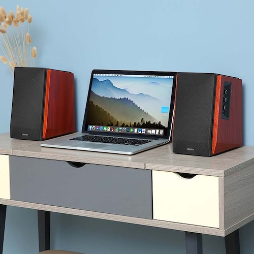 Monitores Tipo Estudio Edifier R1700bts Color Madera