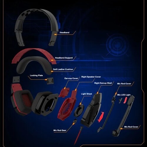 Audífonos Gamer G4000 Para Laptop LED