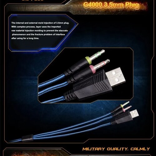 Audífonos Gamer G4000 Para Laptop LED