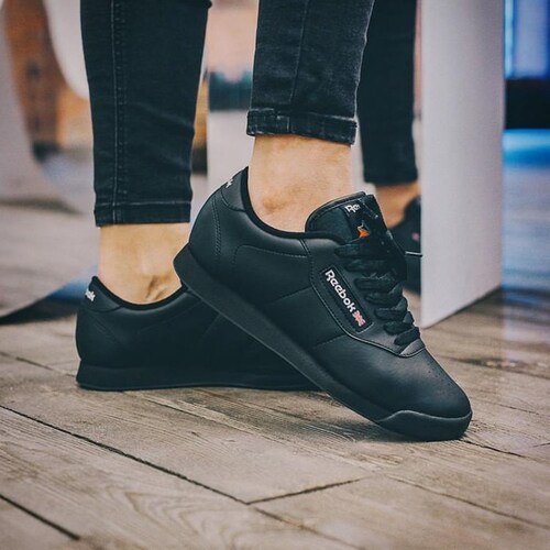 Calzado Reebok Tenis Reebok Princess Negro Hombre Tenis Reebok