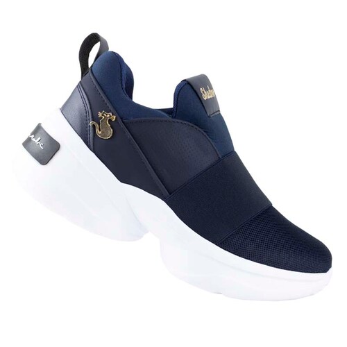 TENIS URBANOS CON PLATAFORMA PARA DAMA SHADOW 1096 MARINO COMODOS