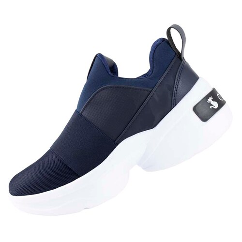 TENIS URBANOS CON PLATAFORMA PARA DAMA SHADOW 1096 MARINO COMODOS