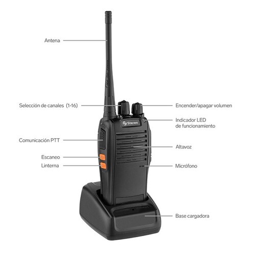 Kit de 2 radios intercomunicadores