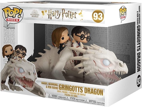 Funko Pop! Rides: Harry Potter - Gringotts Dragon with Harry, Ron, and Hermione