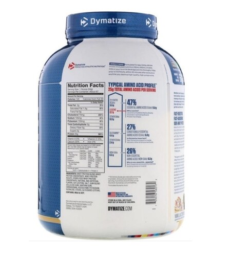 Proteina Elite Dymatize 100% Whey 5 Lbs Gourmet Vanilla