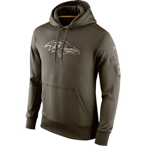 Sudadera Hoodie Salute to Service Baltimore Ravens Cuervos Talla M