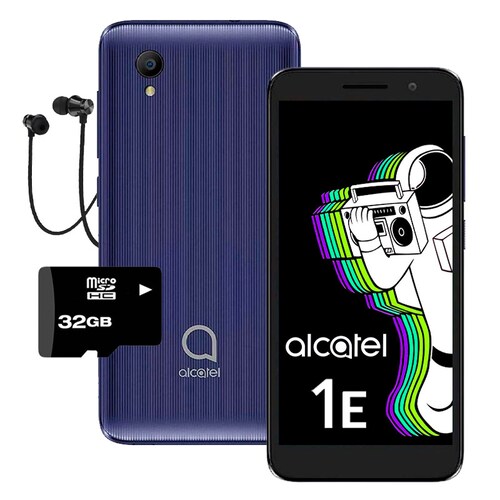 CELULAR ALCATEL 1 5033 E 16-1GB - AZUL + MICROSD 32GB