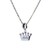 LuckyLy Charm de Corona Queen -  Plata, Oro Rosa