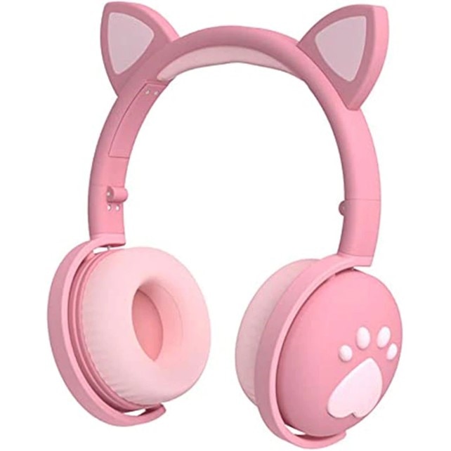 Audifonos Bluetooth Inalambricos Kawaii Diadema Manos Libres Led