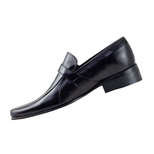 MOCASINES JUVENILES CON SUELA DE CUERO 375 NEGRO KARSSON